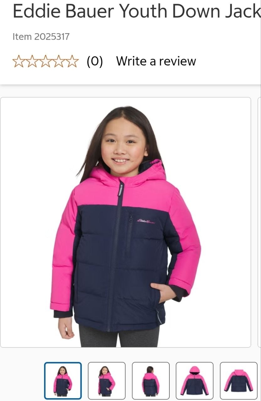 Eddie Bauer Youth Down Jacket