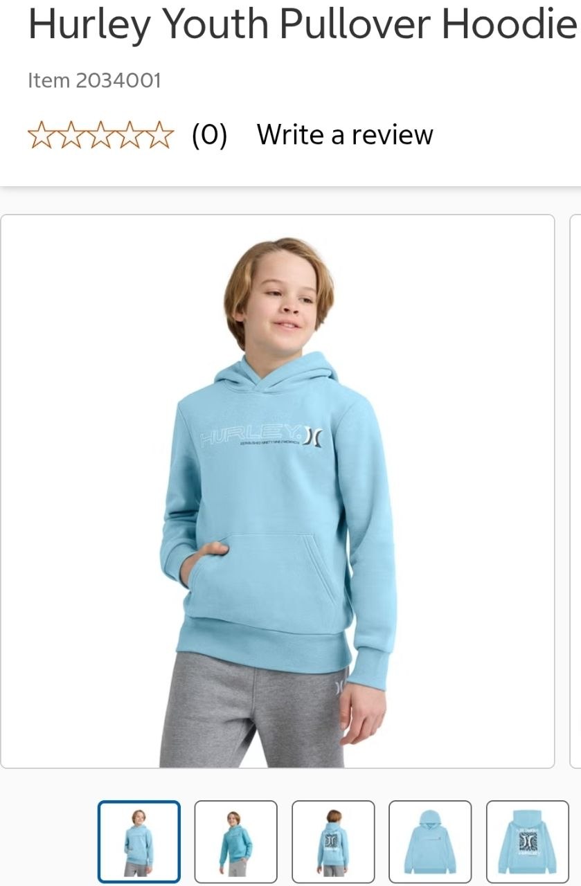 Hurley Youth Pullover Hoodie