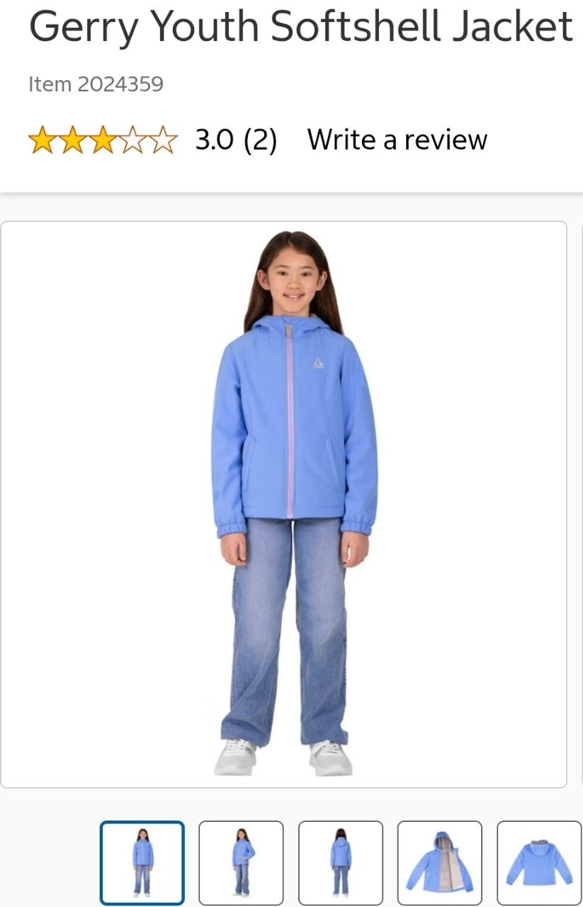 Gerry Youth Softshell Jacket