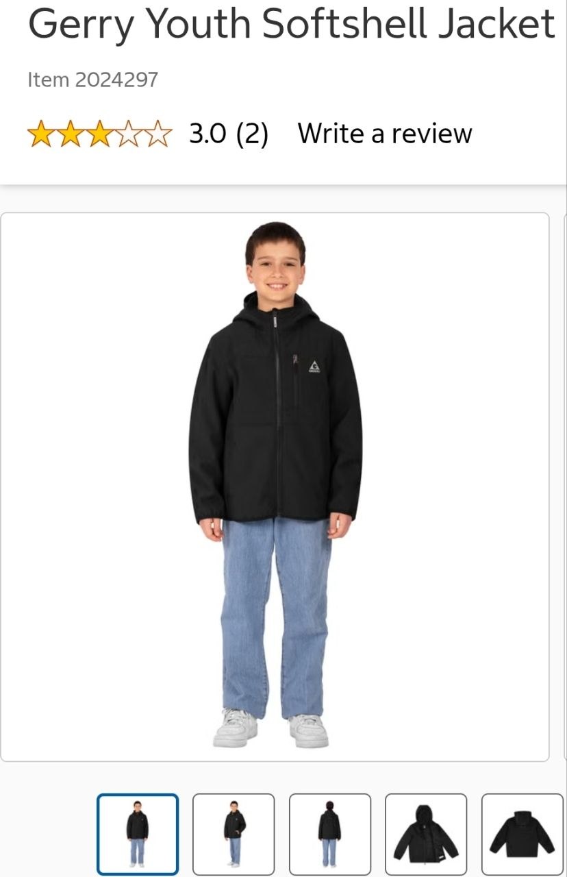 Gerry Youth Softshell Jacket