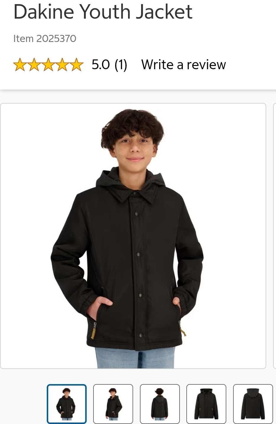 Dakine Youth Jacket