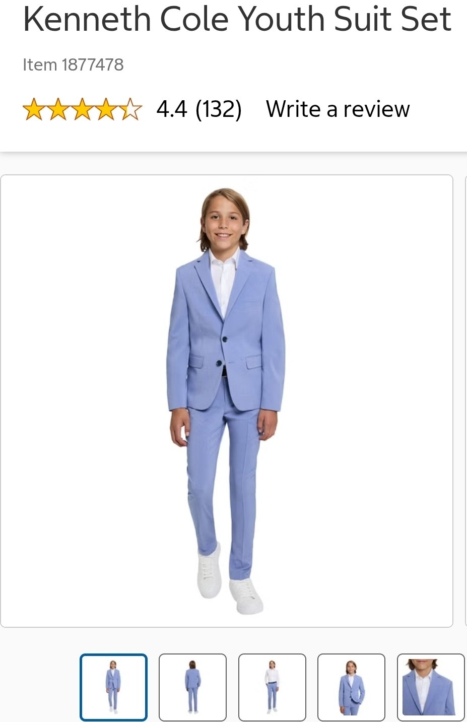 Kenneth Cole Youth Suit Set