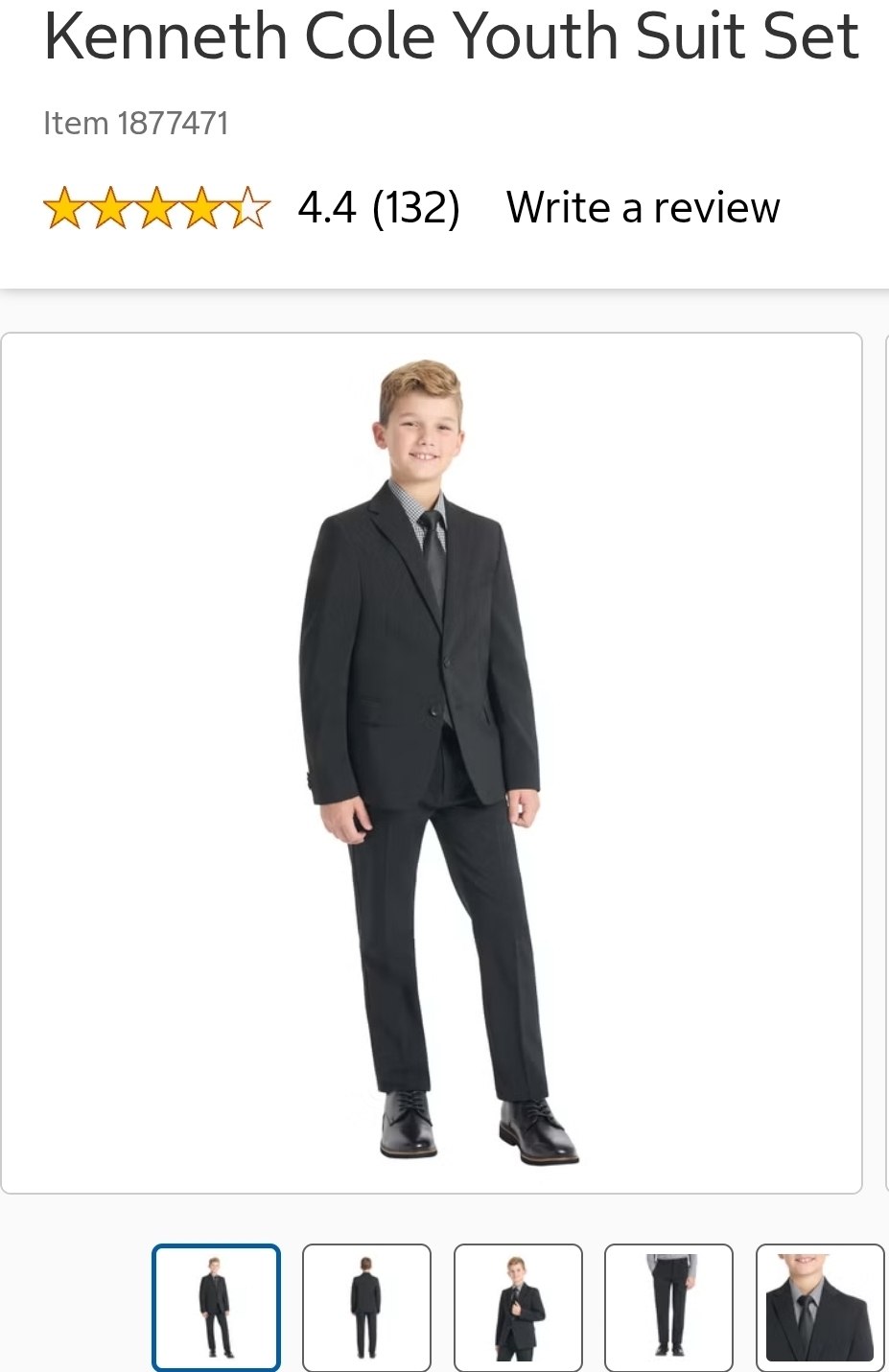 Kenneth Cole Youth Suit Set