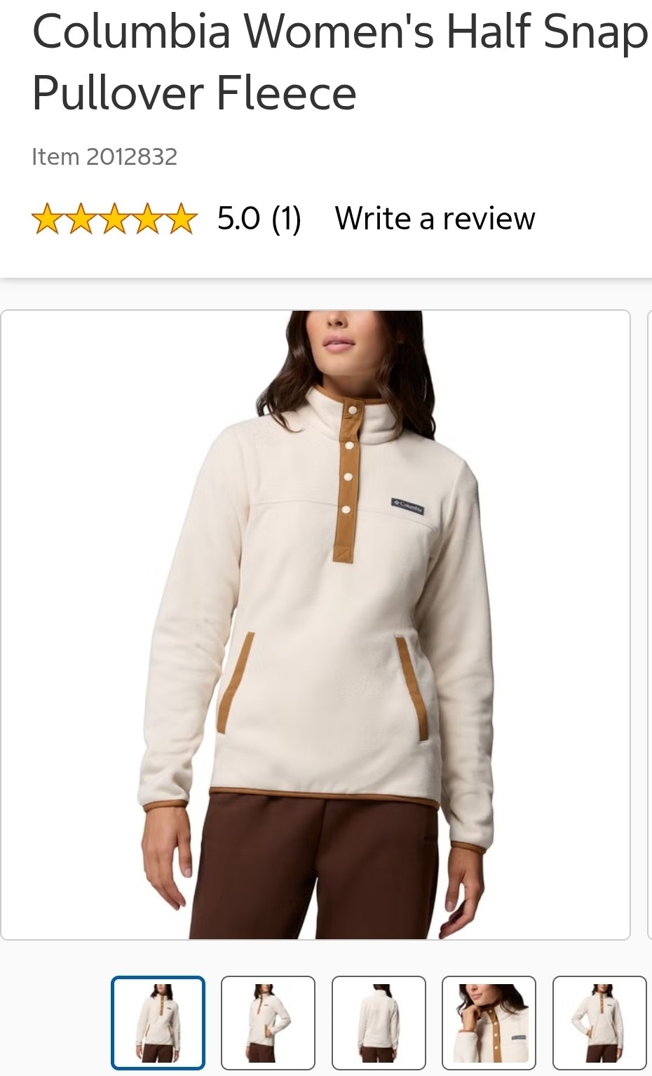 Columbia Women's Half Snap Pullover Fleece