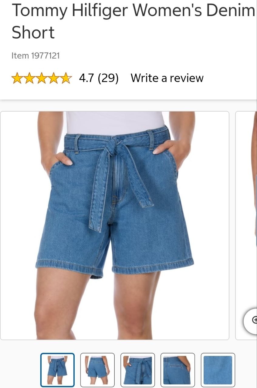 Tommy Hilfiger Women's Denim Short