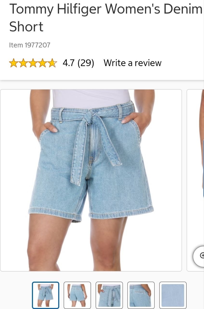 Tommy Hilfiger Women's Denim Short