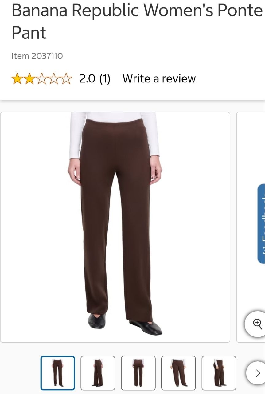 Banana Republic Women's Ponte Pant