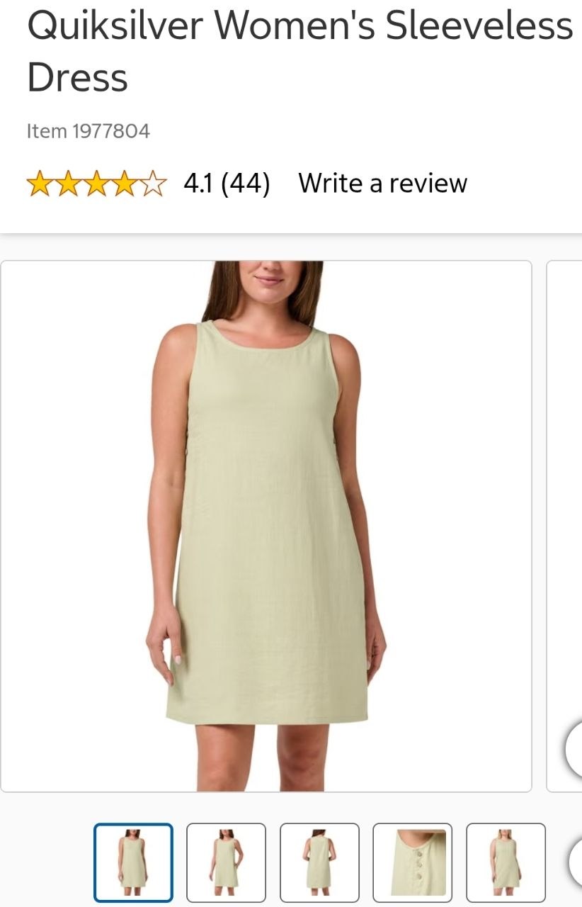 Quiksilver Women's Sleeveless Dress