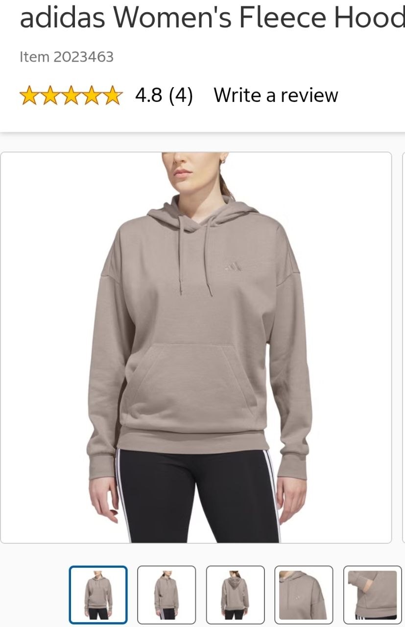 adidas Women's Fleece Hoodie