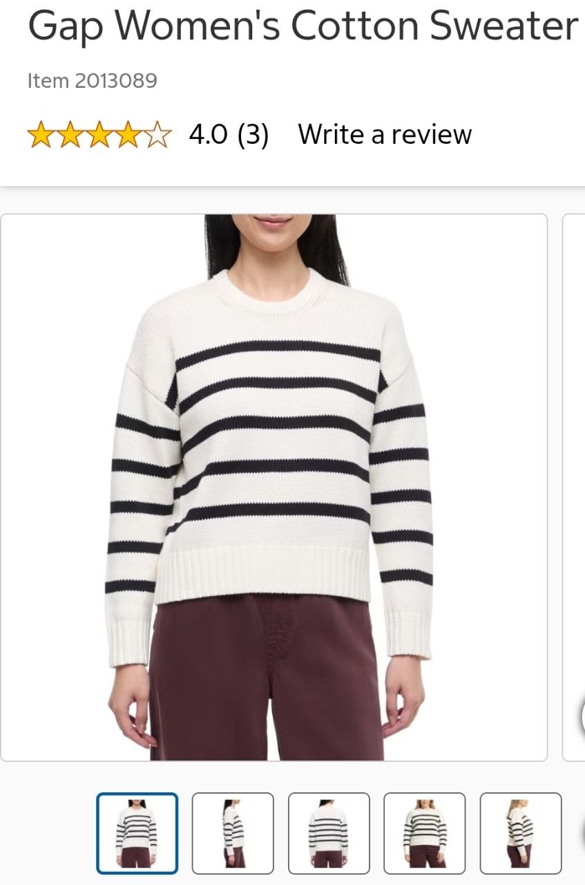Gap Women's Cotton Sweater