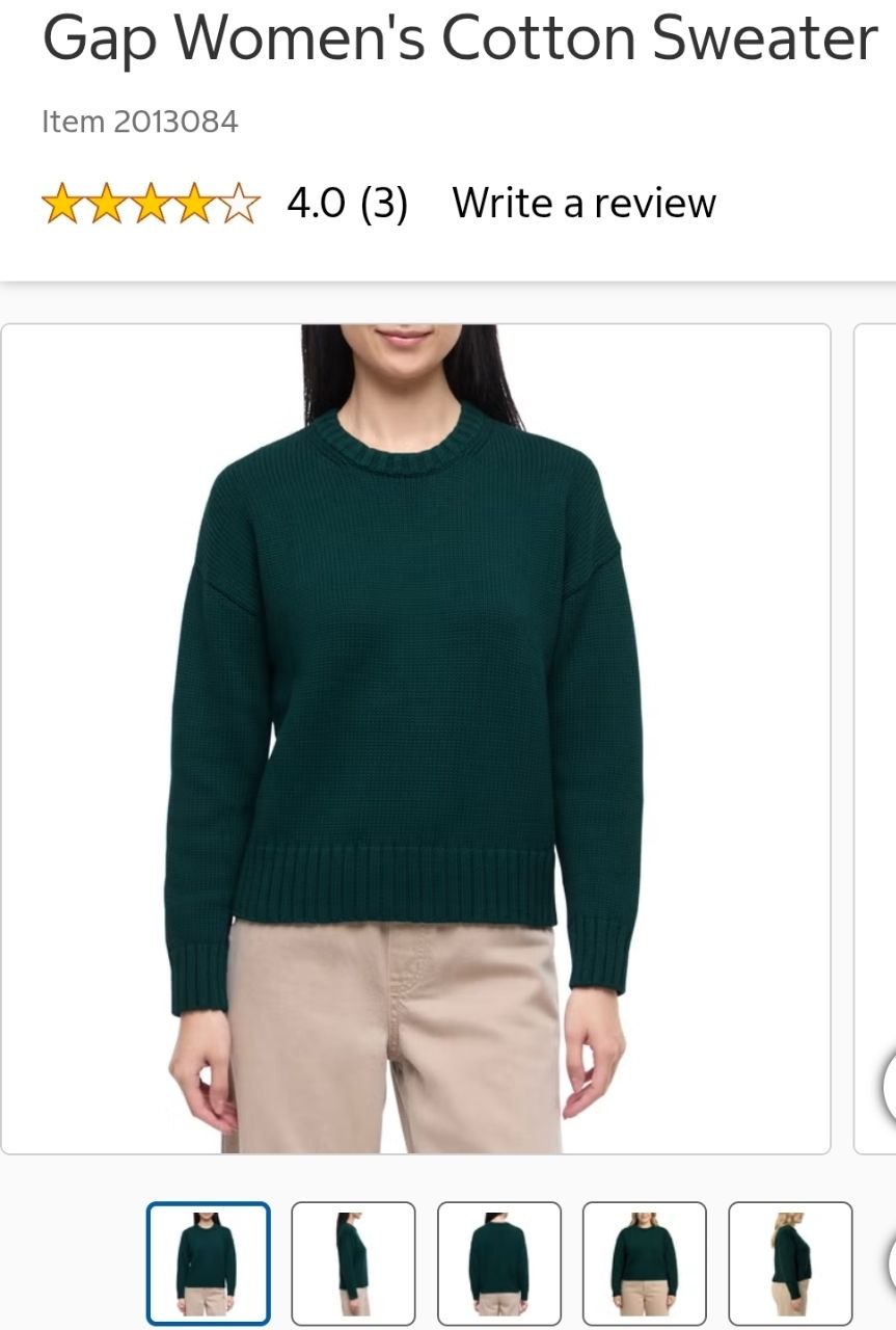 Gap Women's Cotton Sweater