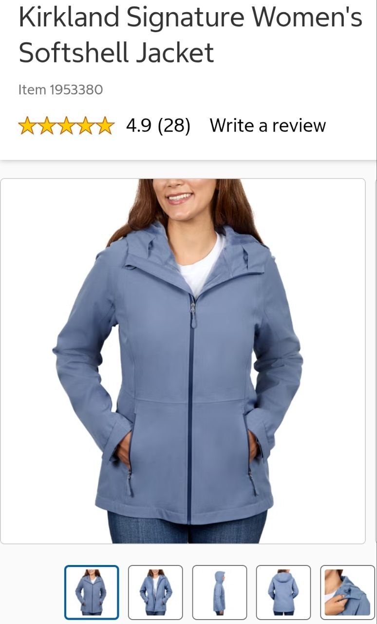 Kirkland Signature Women's Softshell Jacket