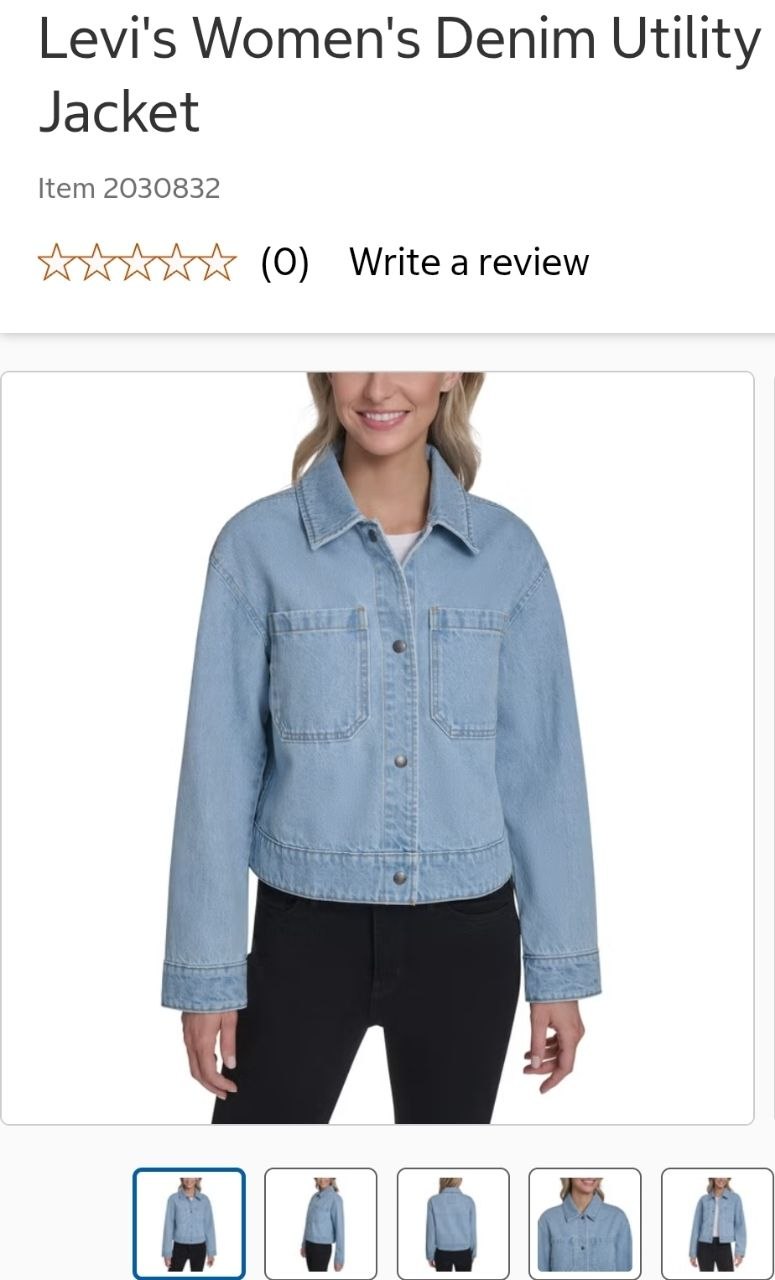 Levi's Women's Denim Utility Jacket
