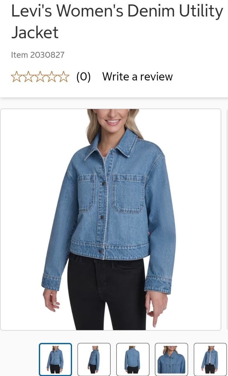 Levi's Women's Denim Utility Jacket