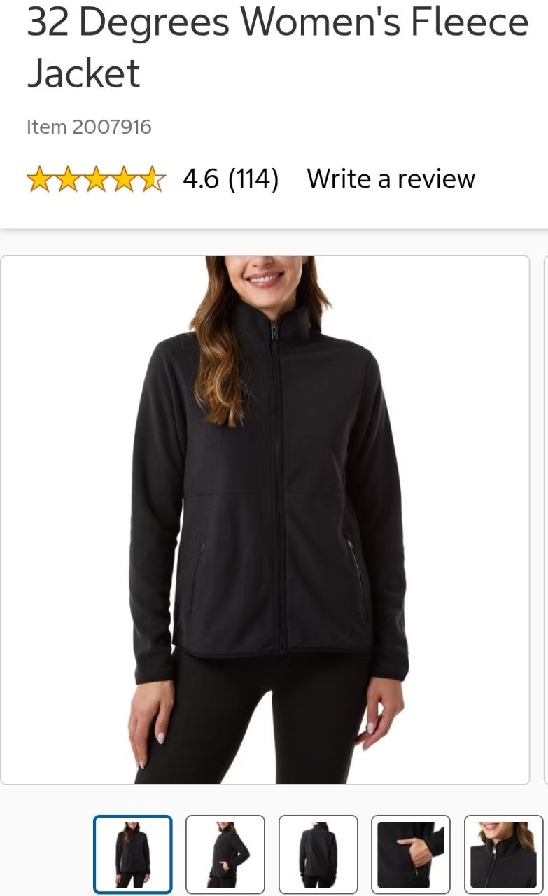 32 Degrees Women's Fleece Jacket