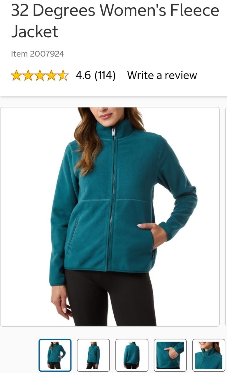 32 Degrees Women's Fleece Jacket
