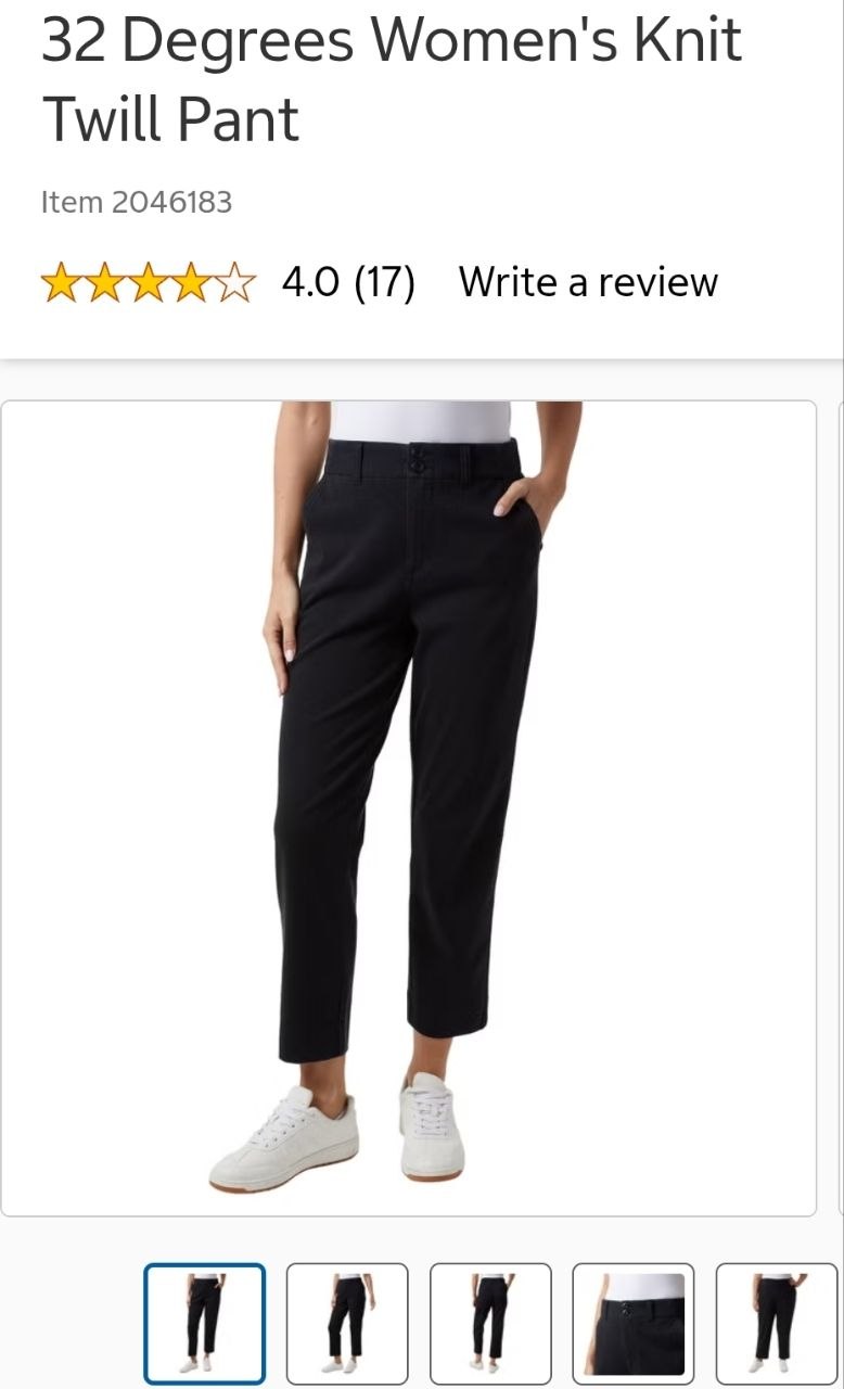 32 Degrees Women's Knit Twill Pant