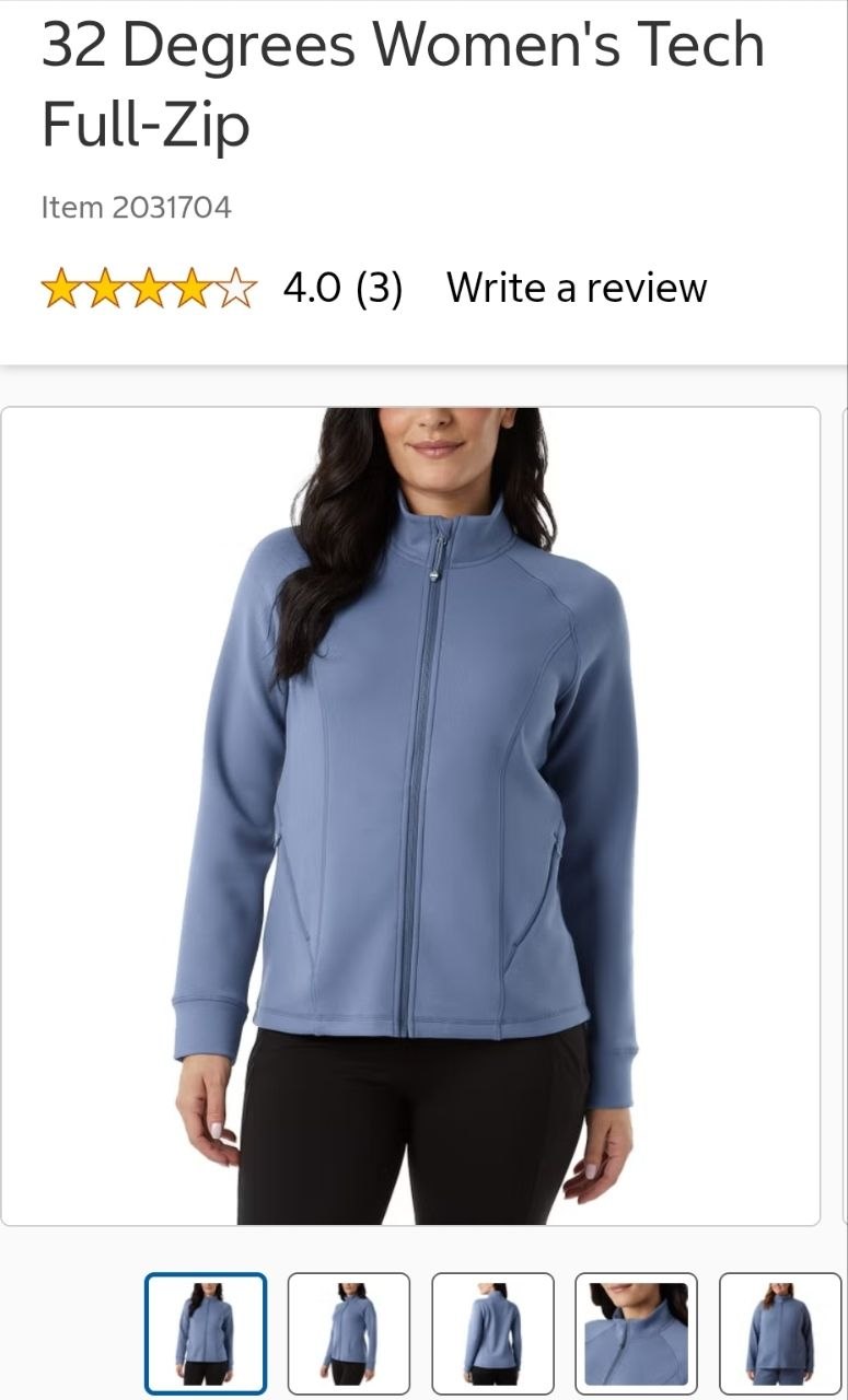 32 Degrees Women's Tech Full-Zip