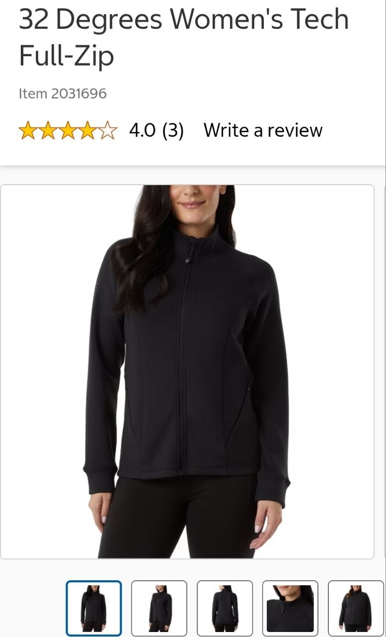 32 Degrees Women's Tech Full-Zip