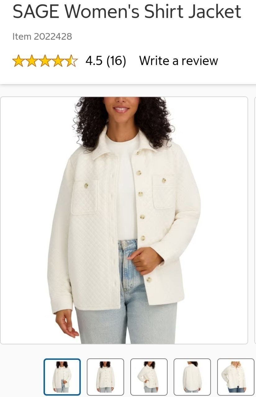 SAGE Women's Shirt Jacket