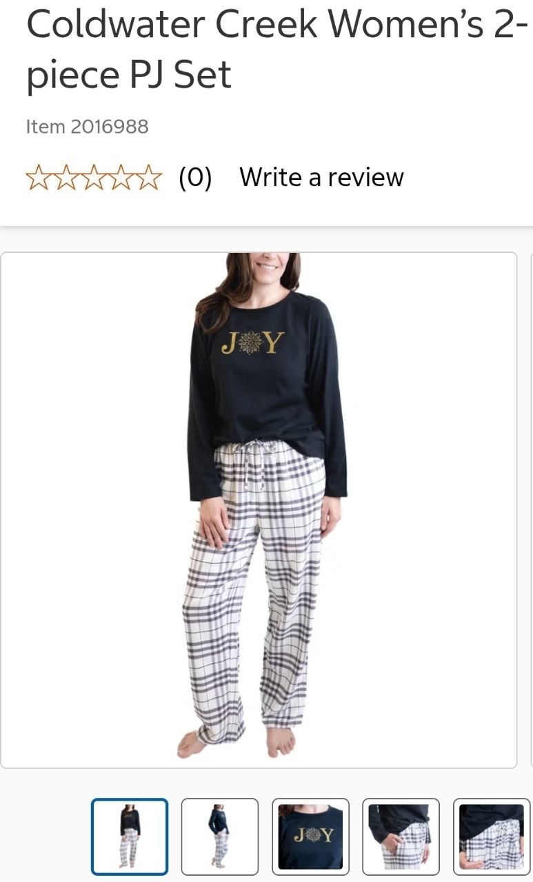 Coldwater Creek Women’s 2-piece PJ Set