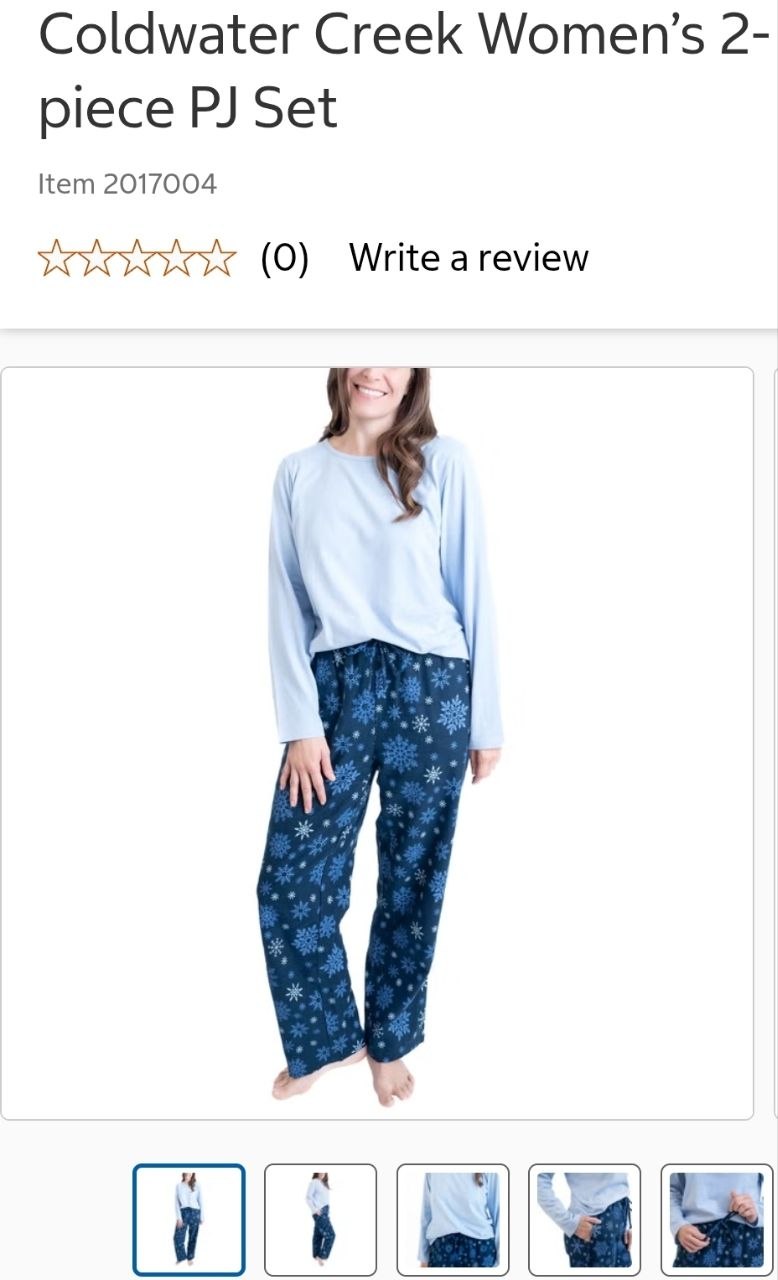 Coldwater Creek Women’s 2-piece PJ Set