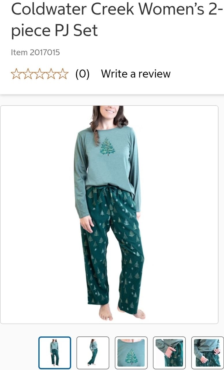 Coldwater Creek Women’s 2-piece PJ Set