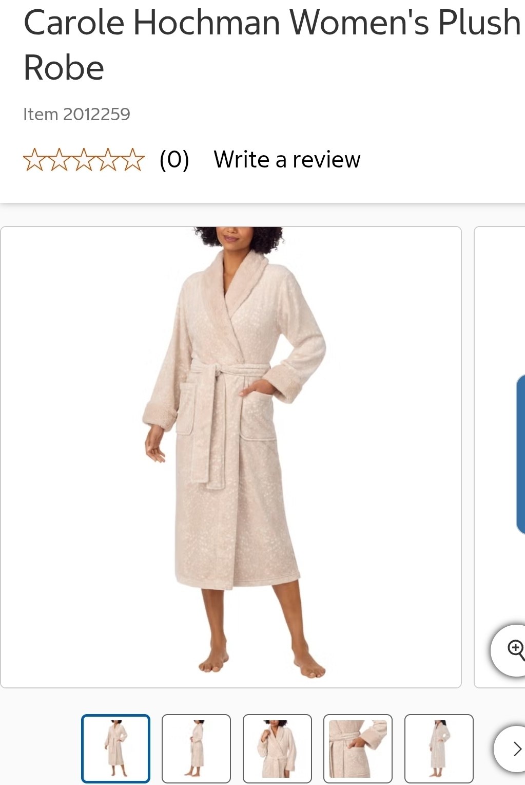 Carole Hochman Women's Plush Robe