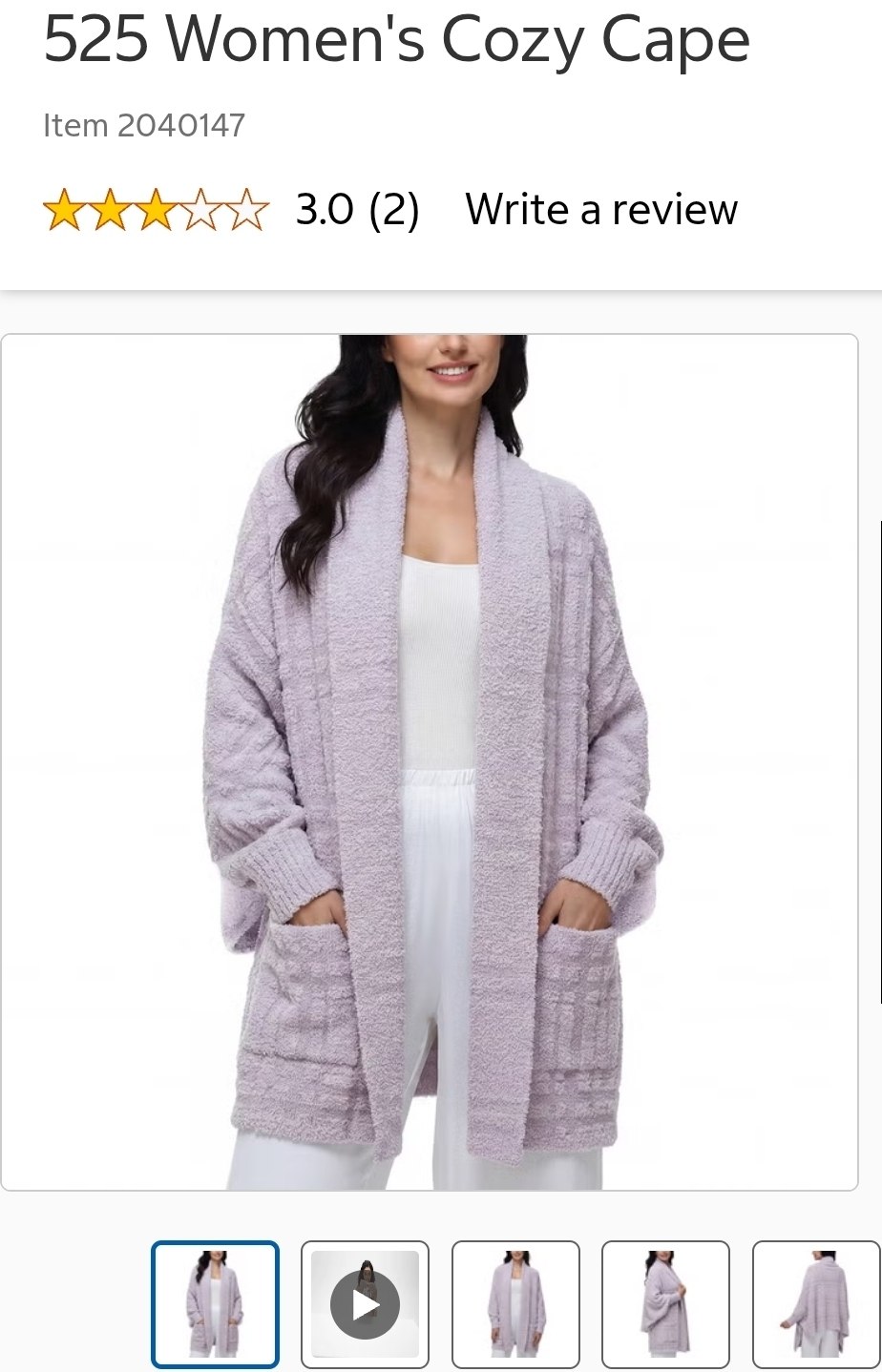 525 Women's Cozy Cape