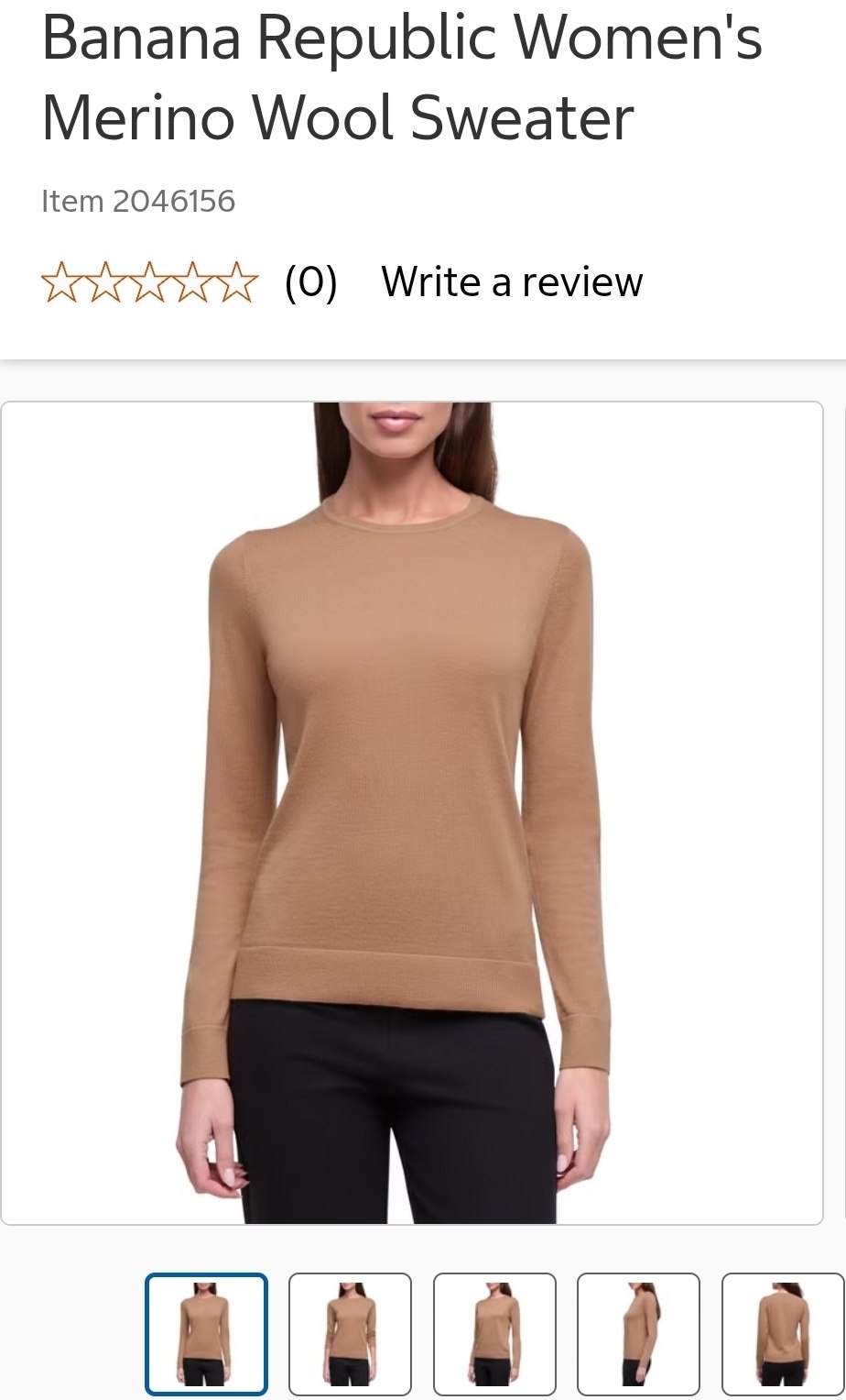 Banana Republic Women's Merino Wool Sweater