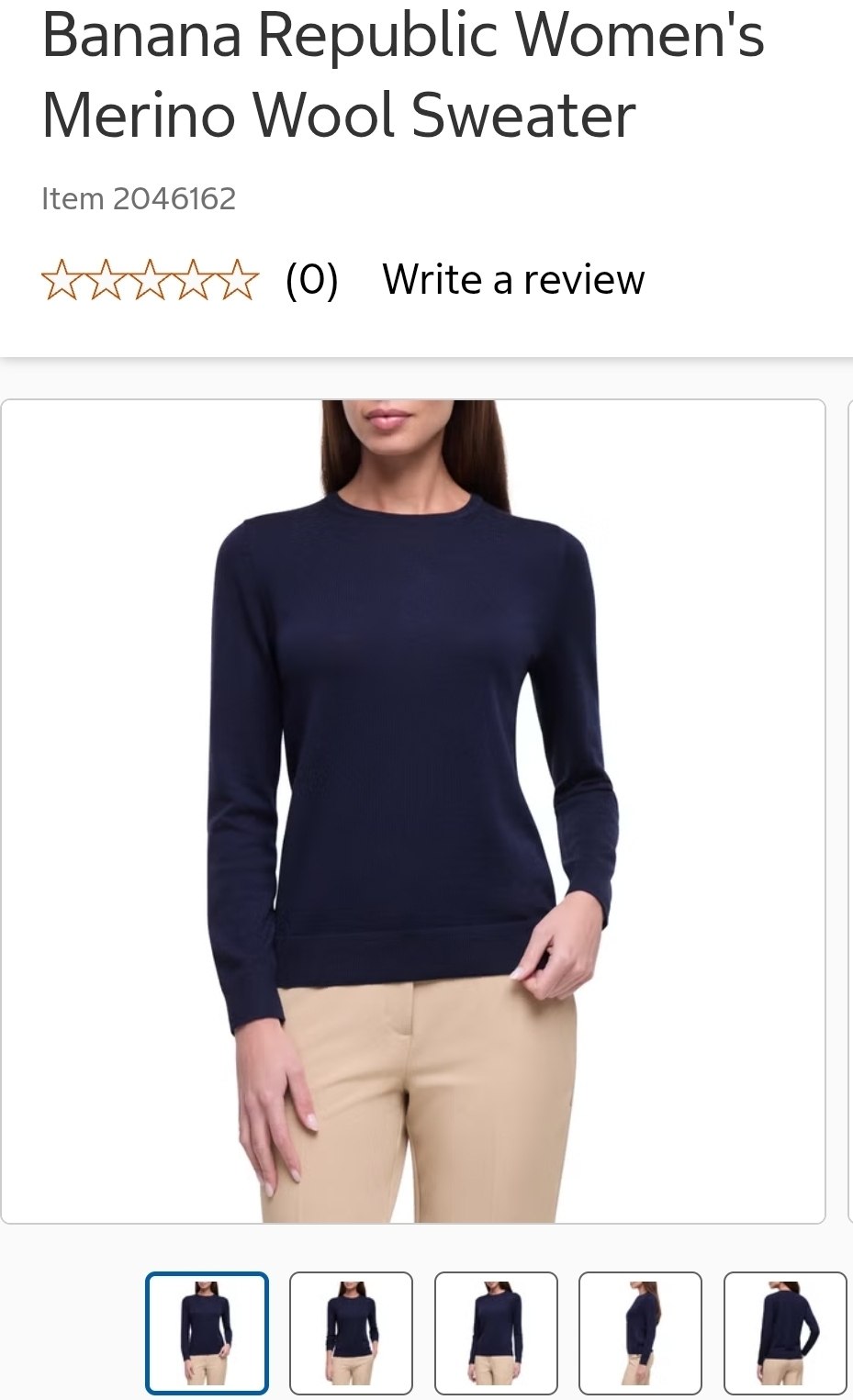 Banana Republic Women's Merino Wool Sweater