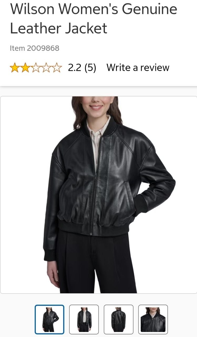 Wilson Women's Genuine Leather Jacket