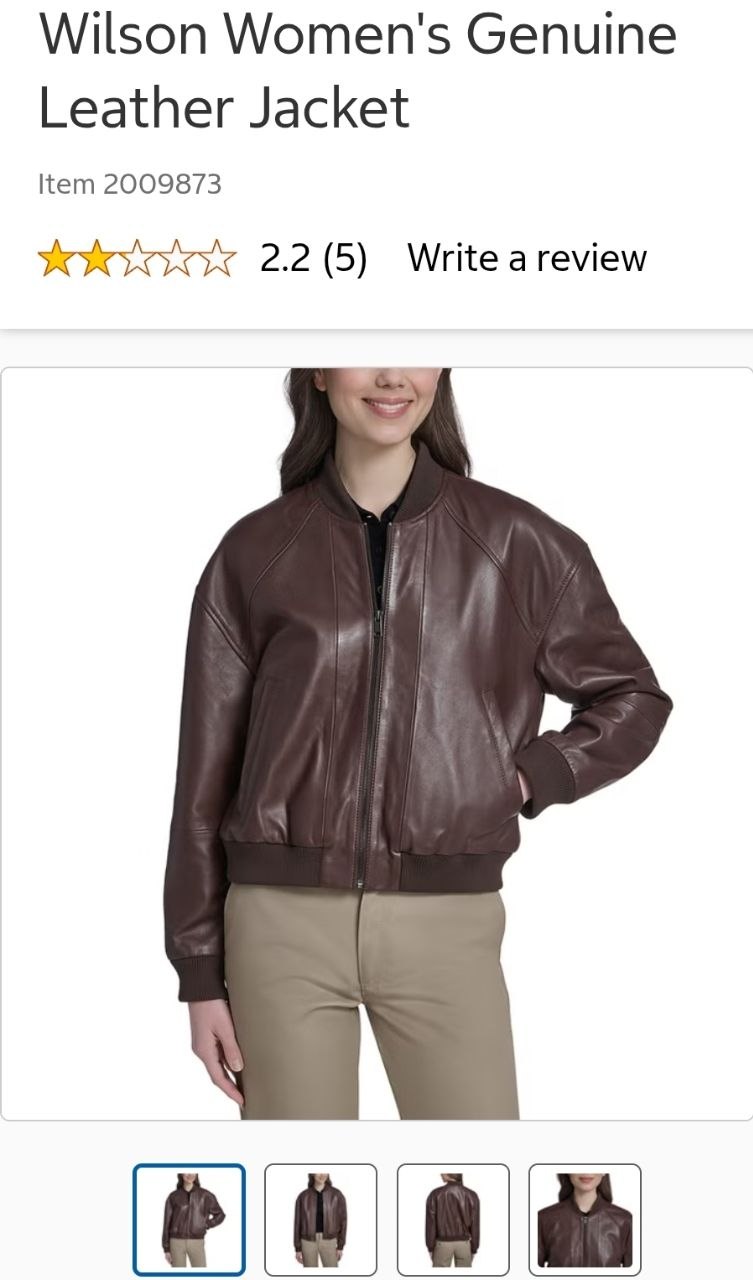 Wilson Women's Genuine Leather Jacket