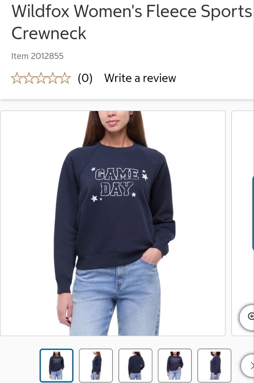 Wildfox Women's Fleece Sports Crewneck