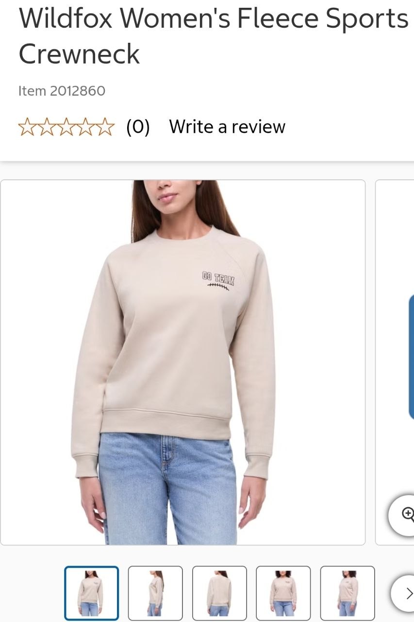 Wildfox Women's Fleece Sports Crewneck