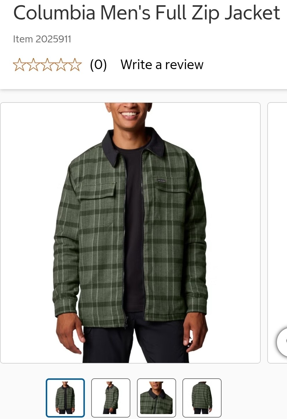 Columbia Men's Full Zip Jacket