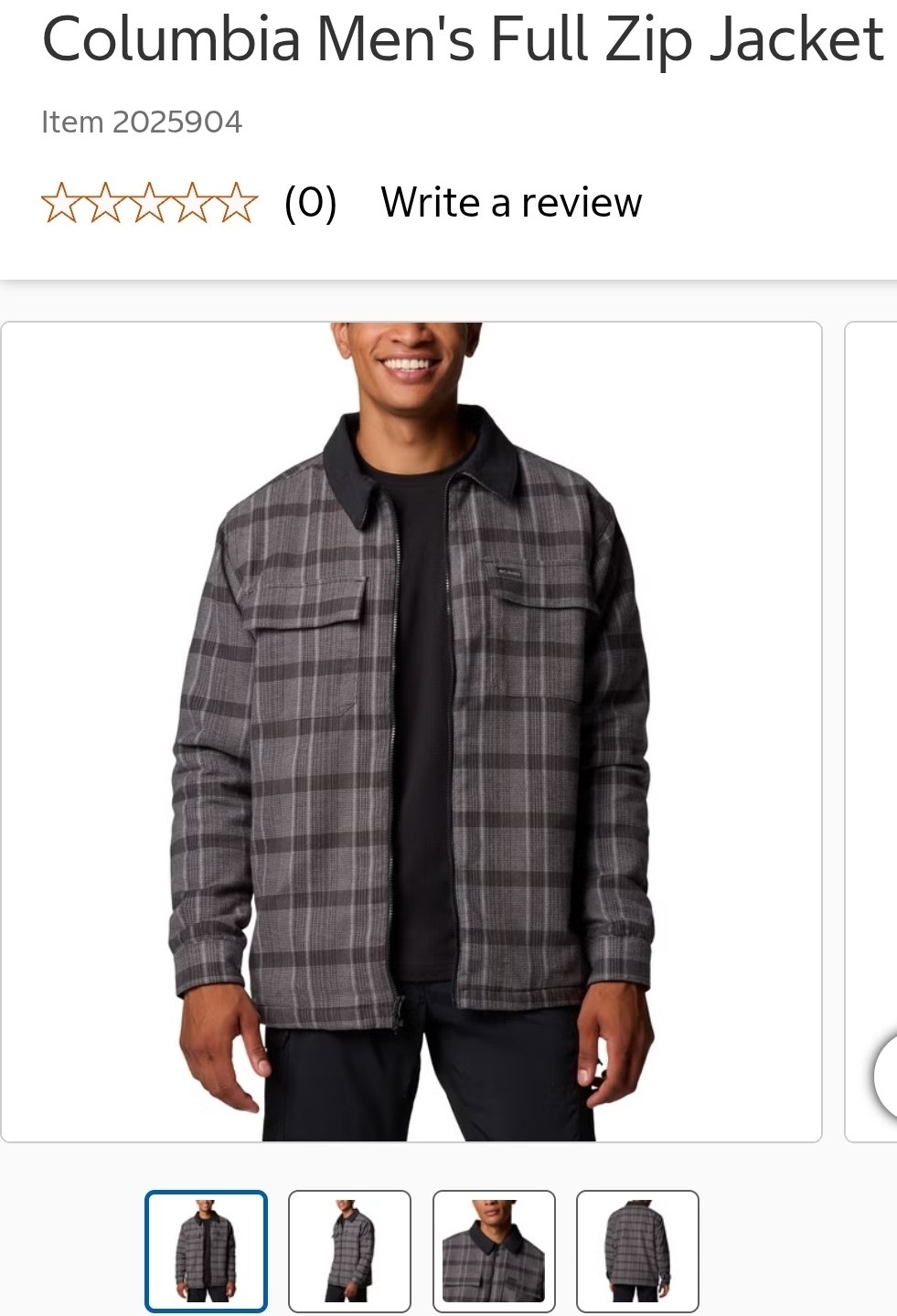 Columbia Men's Full Zip Jacket