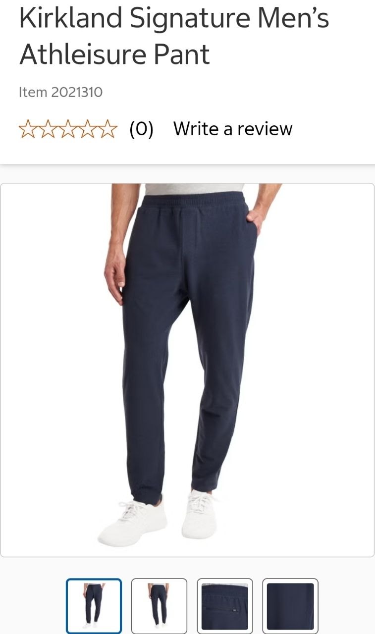 Kirkland Signature Men’s Athleisure Pant