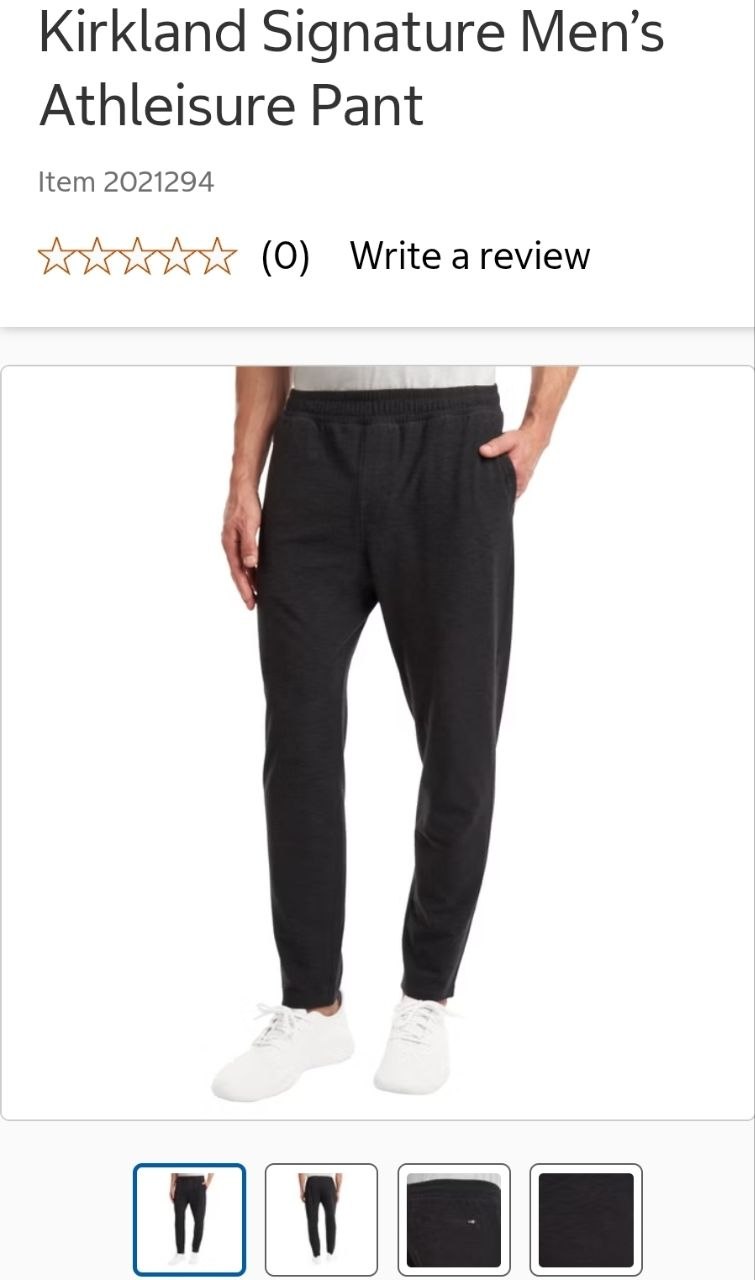 Kirkland Signature Men’s Athleisure Pant