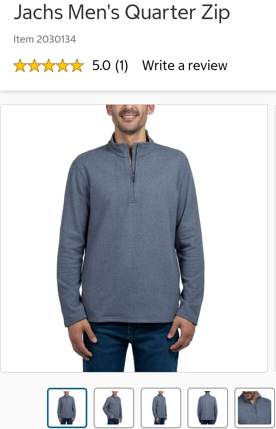 Jachs Men's Quarter Zip