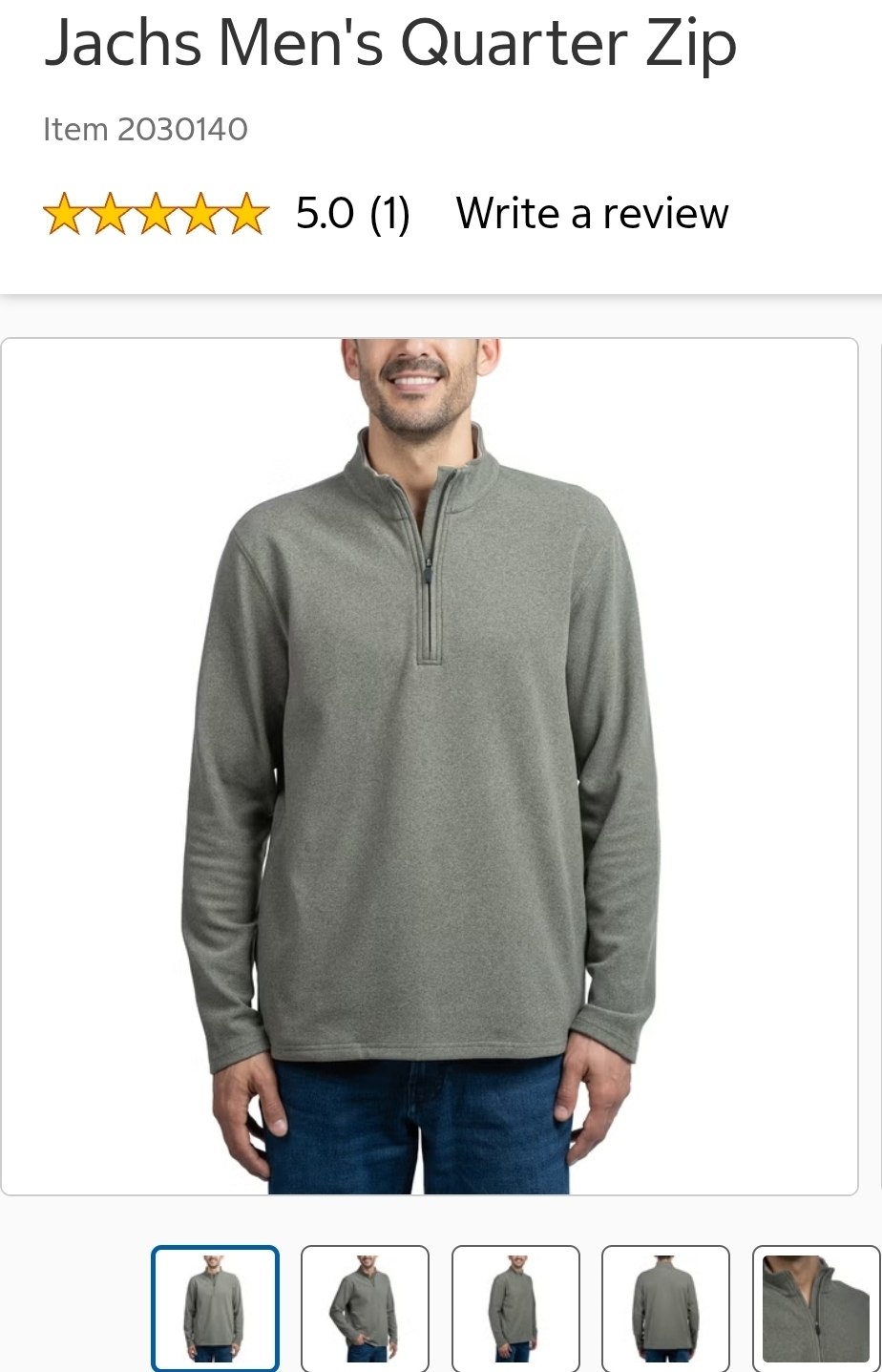 Jachs Men's Quarter Zip