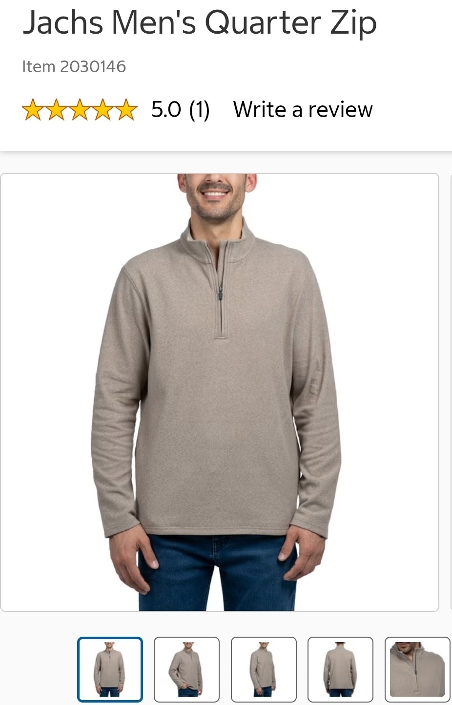 Jachs Men's Quarter Zip