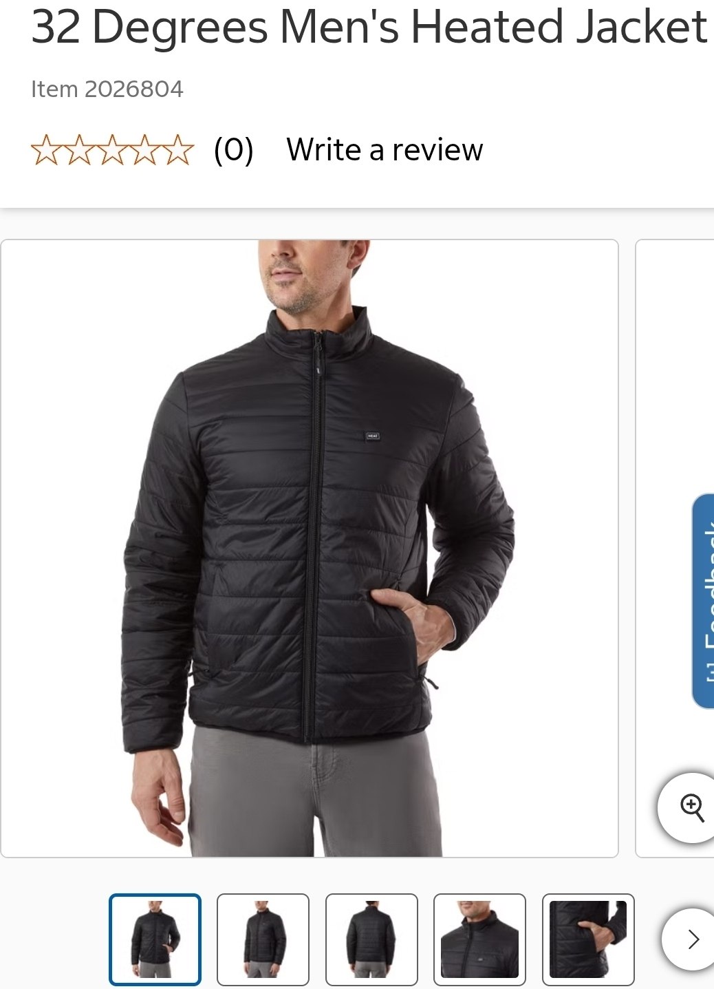 32 Degrees Men's Heated Jacket