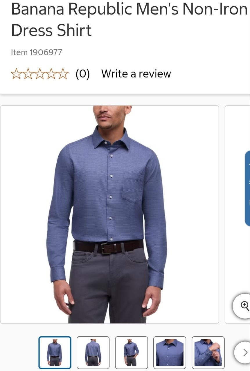 Banana Republic Men's Non-Iron Dress Shirt