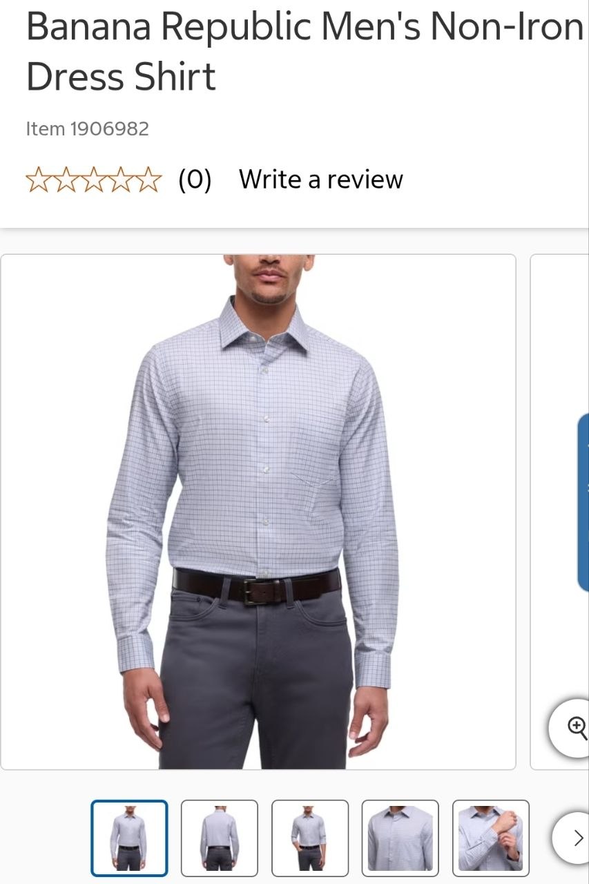 Banana Republic Men's Non-Iron Dress Shirt