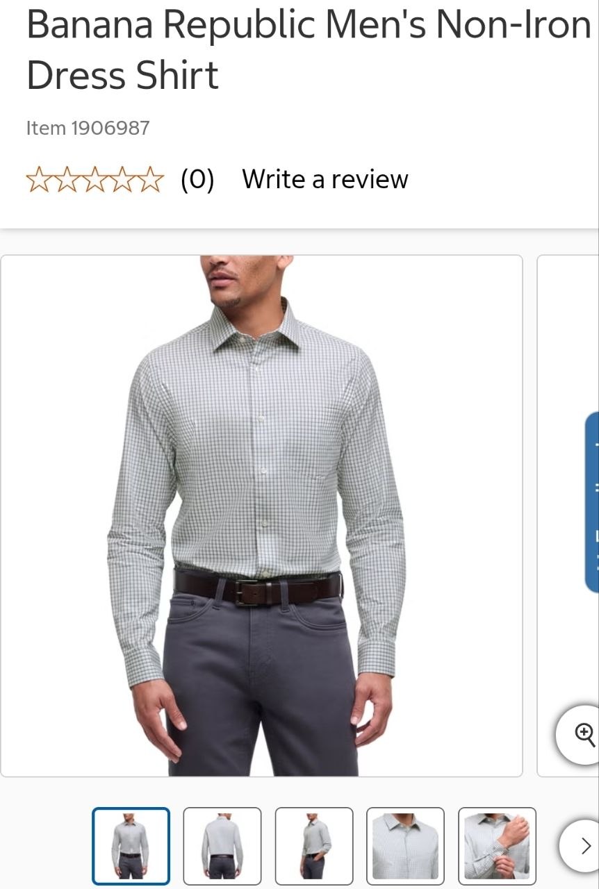 Banana Republic Men's Non-Iron Dress Shirt