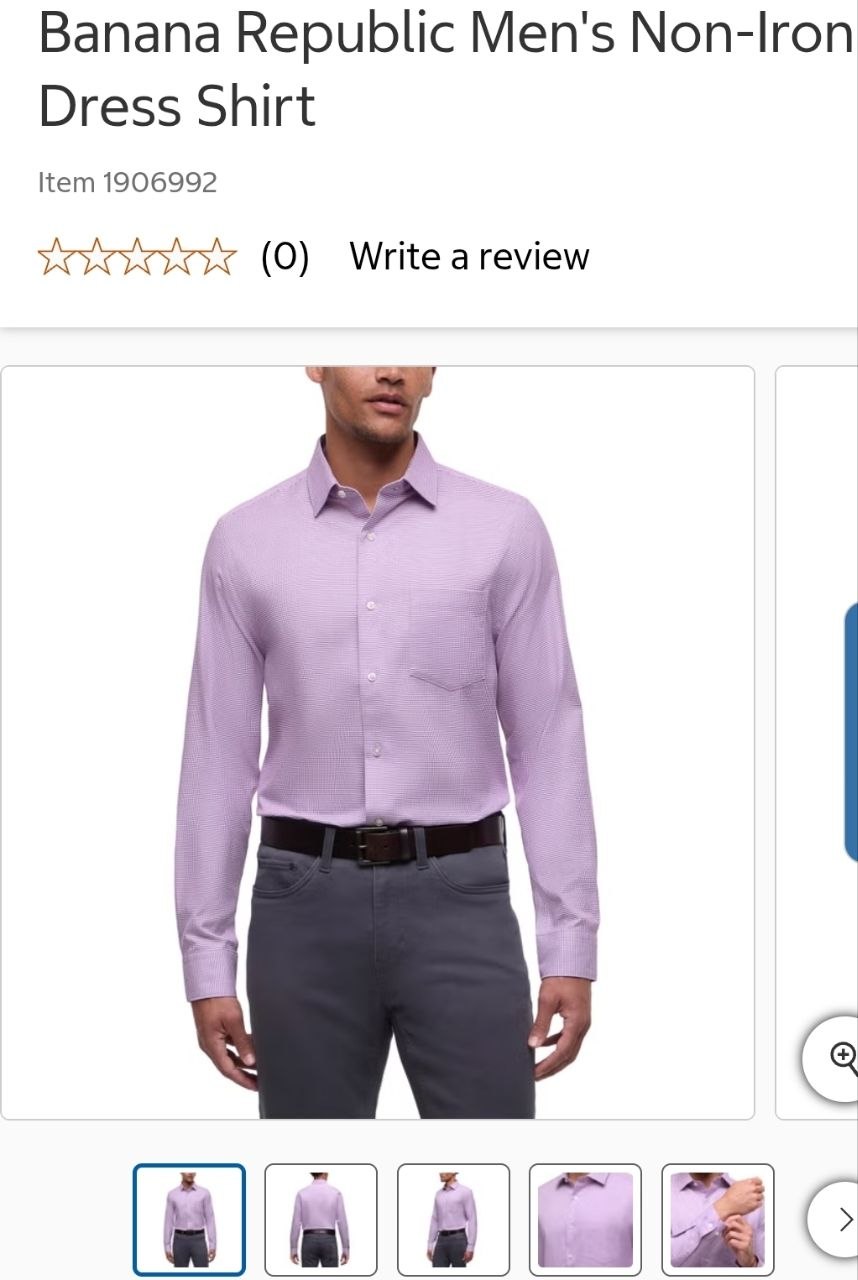 Banana Republic Men's Non-Iron Dress Shirt