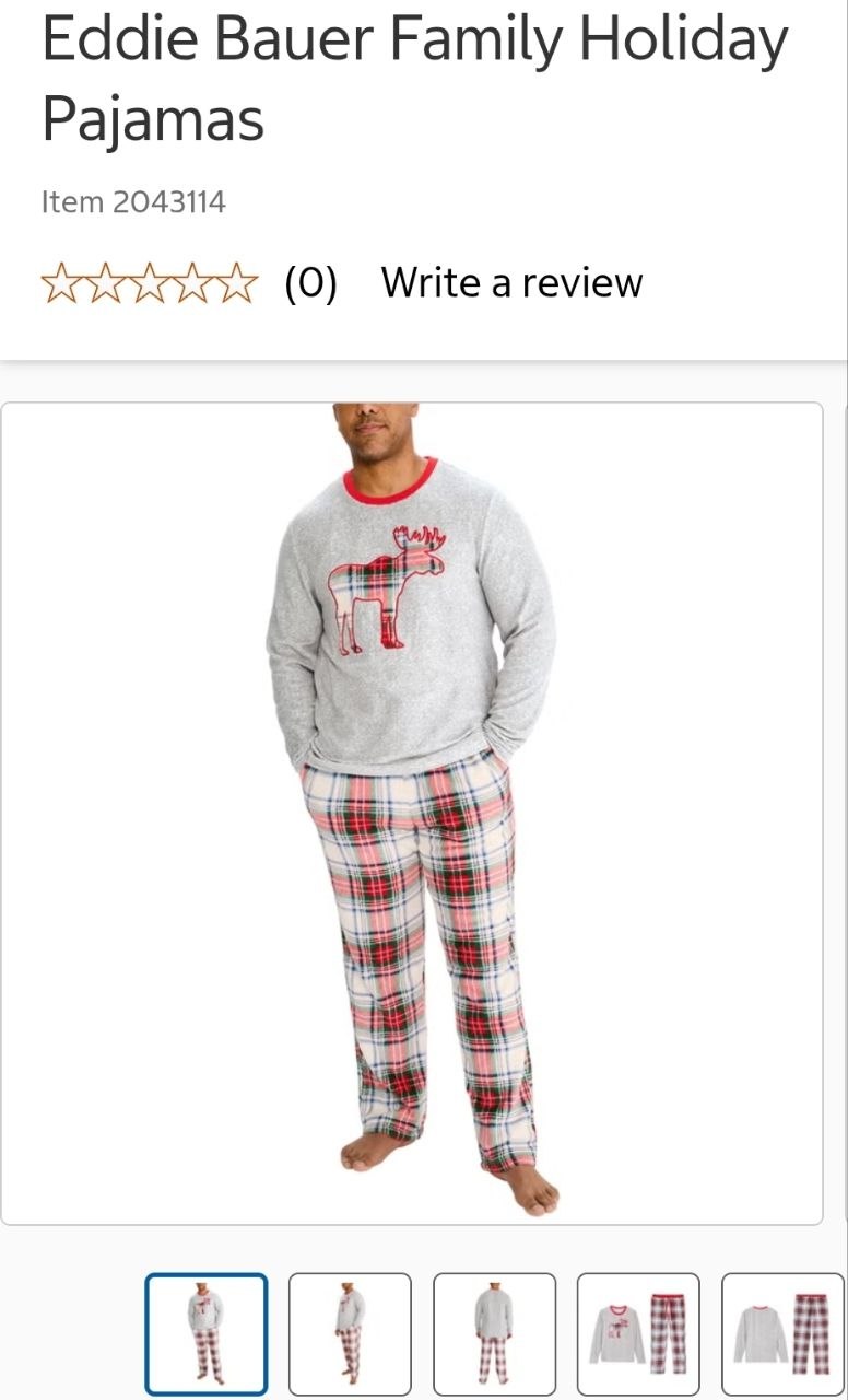 Eddie Bauer Family Holiday Pajamas