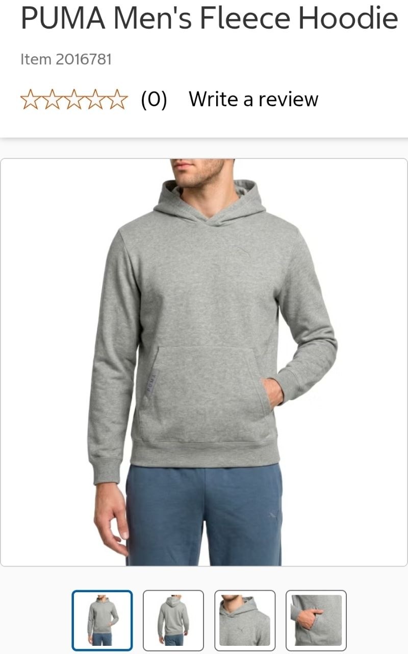 PUMA Men's Fleece Hoodie