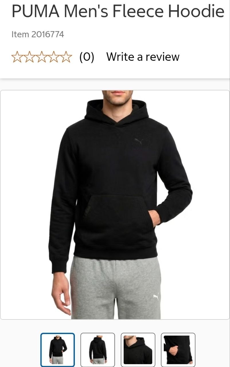 PUMA Men's Fleece Hoodie